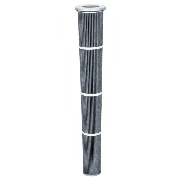 852-828-TI.png Filtration Group 852 953 TI 07/1-3,5 V4A Antistatik Konik Toz Filtre - Görsel 1